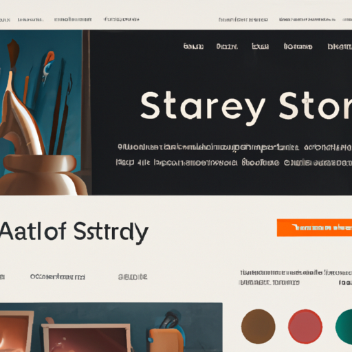צילום מסך של דף הבית של Shopify